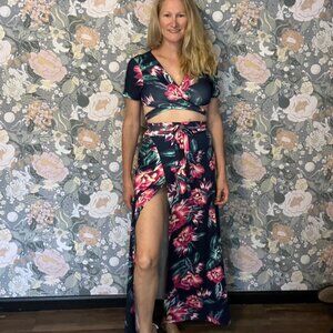 Pre-Loved! Boho 2 Piece Skirt and Top